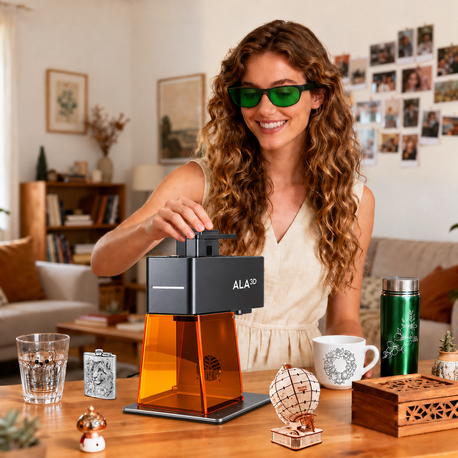LaserGO Portable ile atölyede kişiselleştirme uygulaması
